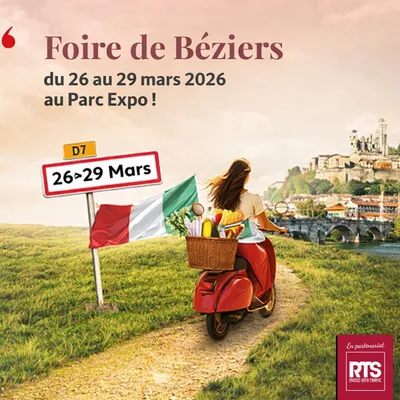 RTS, partenaire officiel de la Foire de Béziers sur le thème de...