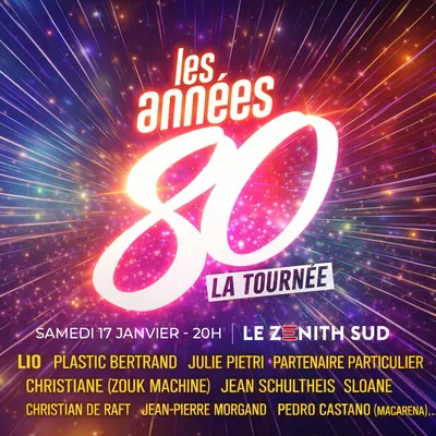 Les Années 80 au Zénith Sud