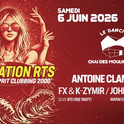 Génération RTS L’Esprit Clubbing 2000 le 6 Juin à Sète