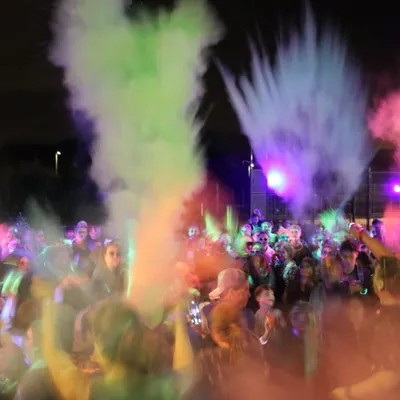 3ème édition de la Color Night Run de Deûlémont en préparation