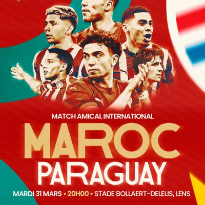 Un match du Maroc au stade Bollaert