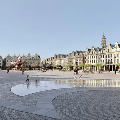 La Grand'Place d'Arras à son tour piétonnisée