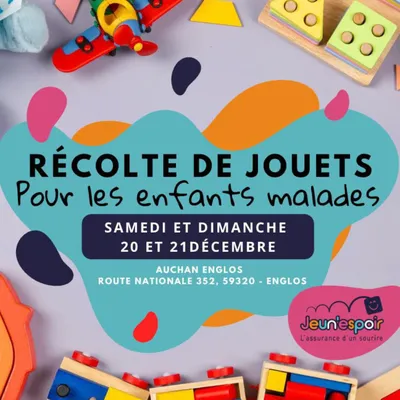 Une collecte de jouets solidaire à Aushopping Englos ce week-end 