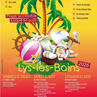 Une plage éphémère à la frontière, ce week-end à Comines-Warneton