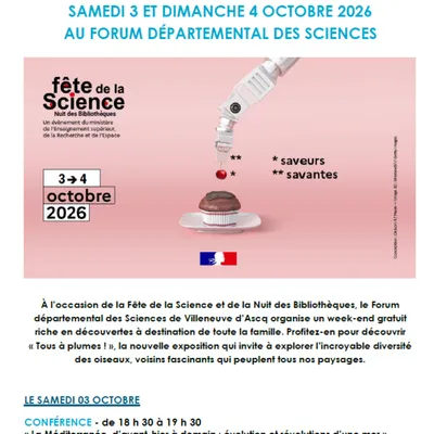 Un week-end gratuit au Forum des Sciences de Villeneuve-d'Ascq