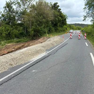 La RD 808 entre Marvejols et Barjac est fermée à la circulation 