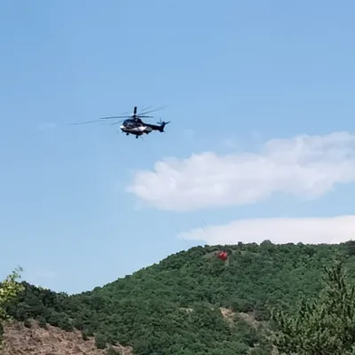 Incendie de Nant : la situation s'améliore