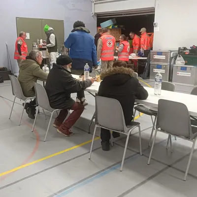 « J'ai l'habitude de dormir dehors, mais là, à -12°C, ça pique »