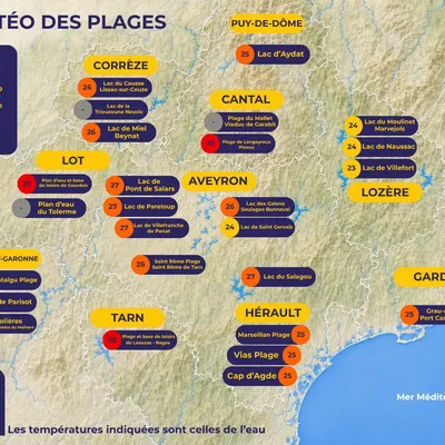 Météo des plages TOTEM