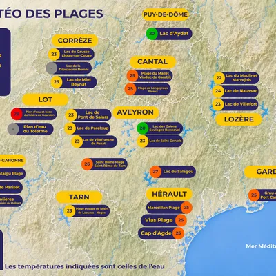 Météo des plages TOTEM