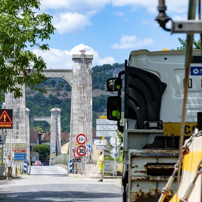 Cajarc : le pont fermé après le passage d’un camion de 47 tonnes