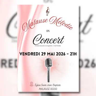 Malause (82) : Concert de la Chorale Malause Mélodie
