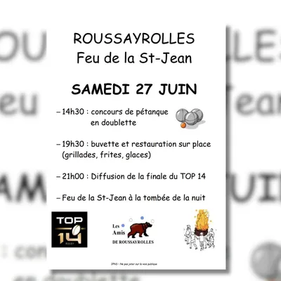 Roussayrolles (81) : Journée de la St Jean 