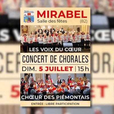 Mirabel (82) : Concert de chorales