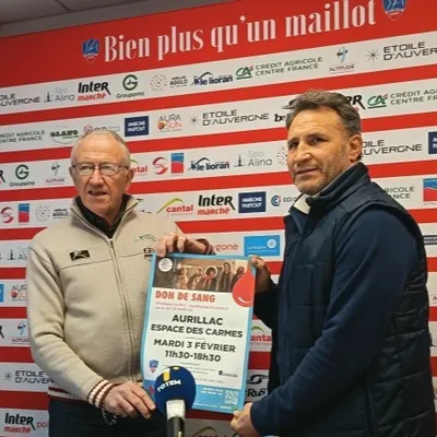 La collecte du Stade Aurillacois revient ce mardi 03 Février 2026