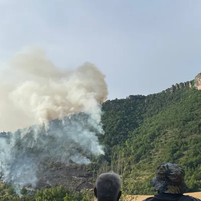 Nant : un incendie ravage près de 30 hectares