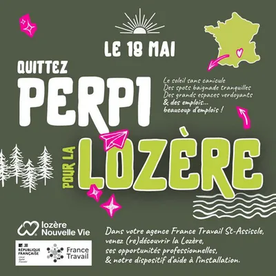 Emploi : la Lozère lance une opération séduction à Perpignan,...