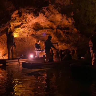 Padirac : Marco Poingt en concert à 103 m sous terre