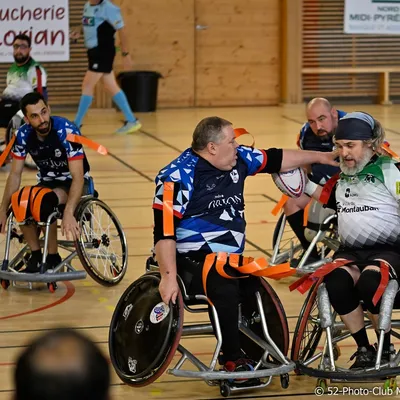 Deux belles affiches de rugby XIII Fauteuil à Montauban