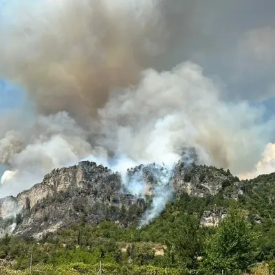Incendie à l’Escalette : 200 hectares parcourus par le feu près de...