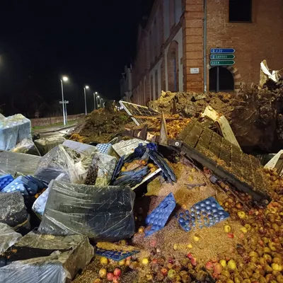 Déversements agricoles à Montauban : nouvelle action coup de poing