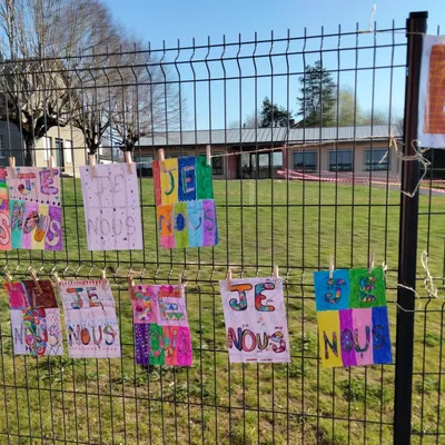 Les créations des enfants à l’honneur avec La Grande Lessive