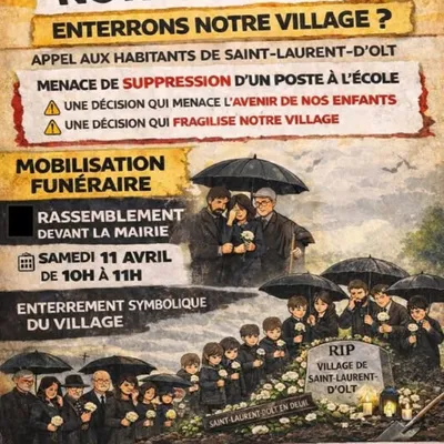 Mobilisation pour sauver l’école à Saint-Laurent-d'Olt