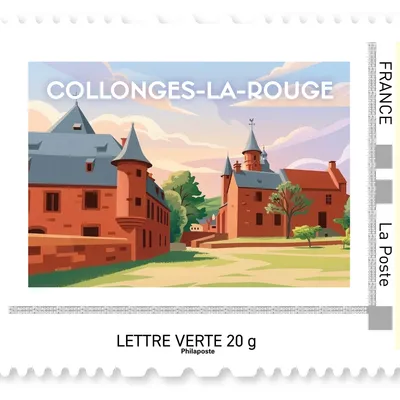 Collonges-la-Rouge à l’honneur sur un timbre