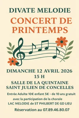 concert de printemps à st julien de concelles