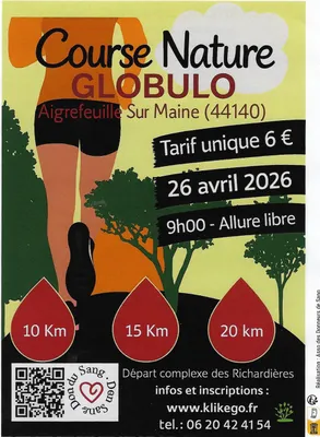 RANDO GLOBULO    Aigrefeuille sur Maine