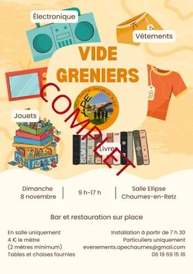 vide grenier à chaumes en retz