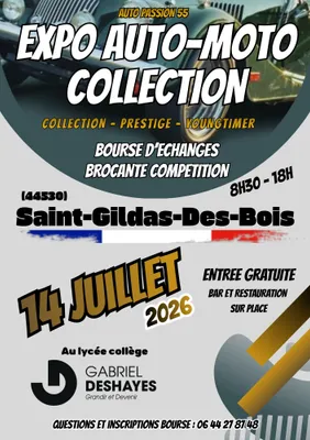 Exposition véhicules anciens, auto-moto et bourse d'échange à Saint...