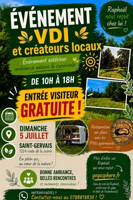 Événement extérieur VDI et créateur locaux 