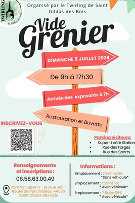 vide grenier à saint gildas des bois 