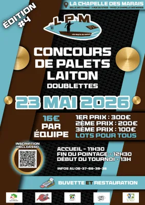Concours palets laiton 