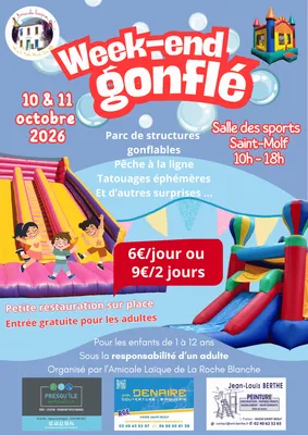 Week-end gonflé à Saint-Molf