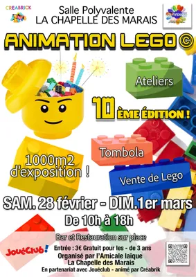 Exposition Lego à La Chapelle des Marais