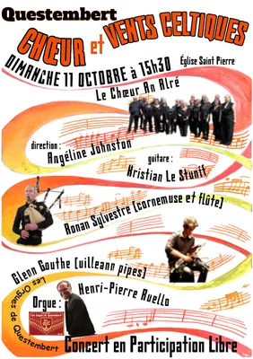 concert chœur et vents celtiques à questembert 