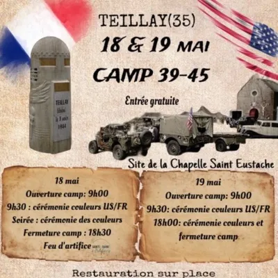 "Reconstitution d’un CAMP 39-45" à Teillay