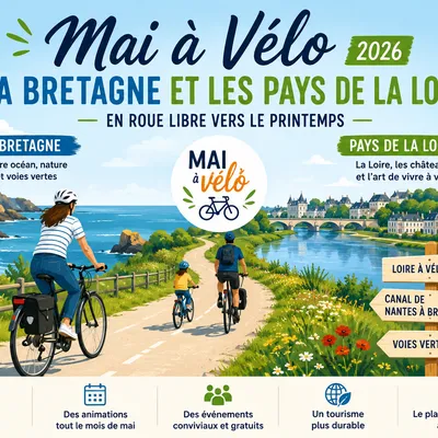 Mai à Vélo 2026 : la Bretagne et les Pays de la Loire en roue libre...