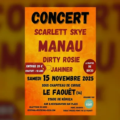 Manau en tête d’affiche du Festi’Coat d’automne au Faouët