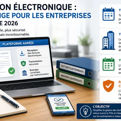Facturation électronique : dès septembre, les entreprises entrent...