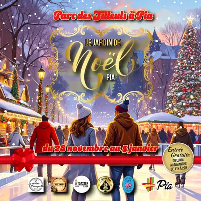 Pia : Le Père Noël s'arrête pendant un mois, au Parc des Tilleuls.