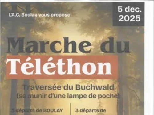 Téléthon : une marche « Traversée du Buchwald » organisé par...