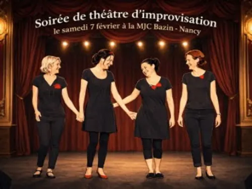 Une soirée d'impro à la MJC Bazin de Nancy