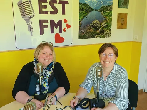 Elisabeth Carrier de l'Office de Tourisme de l'Alsace Vert et Anne...