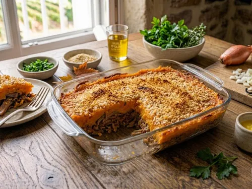 Hachis parmentier de canard aux patates douces