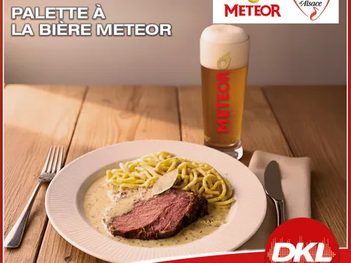 Palette à la bière Meteor