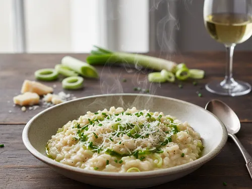  Risotto aux poireaux facile