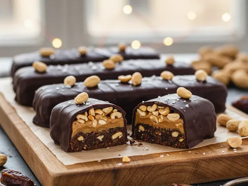 Recette Barres façon Snickers healthy (sans cuisson)